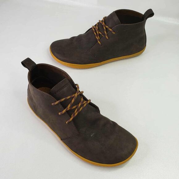 VivoBarefoot Other - VivoBarefoot Gobi III Chukka Lined Brown Leather Desert Boots Mens Size 11/44